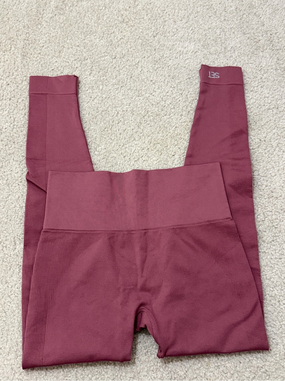 SET Active Leggings Size S mauve